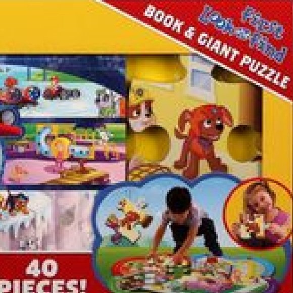 PAW PATROL - First Look and Find Book & Giant Puzzle (40 Pcs), Nickelodeon - New - Picture 5 of 12